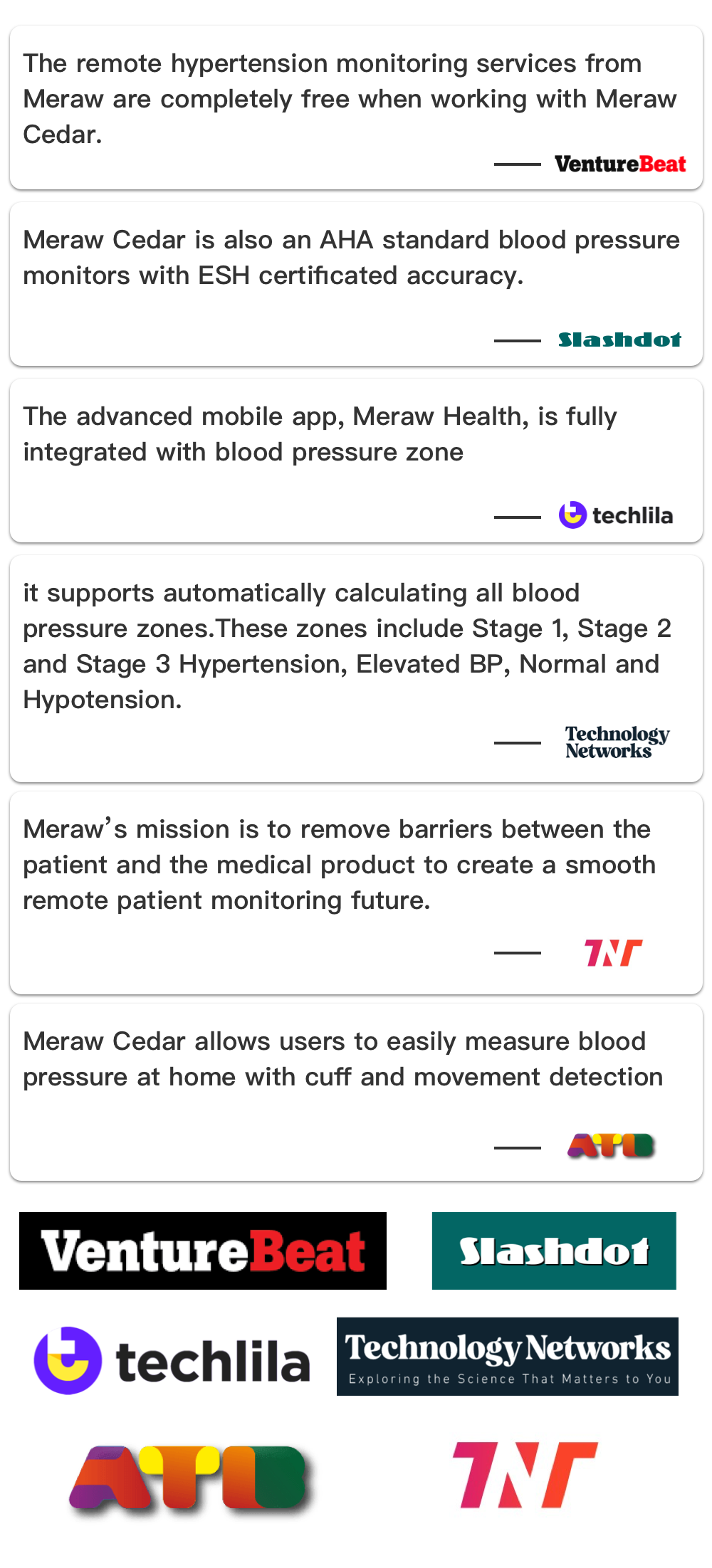 Meraw Cedar Arm Blood Pressure Monitor Bluetooth OPEN BOX